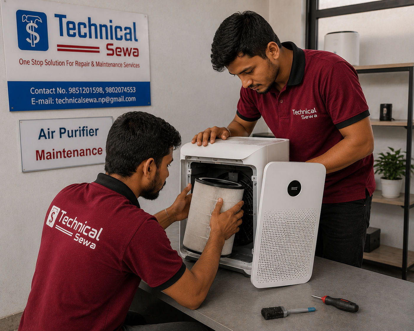 air purifier in nepal maintenance