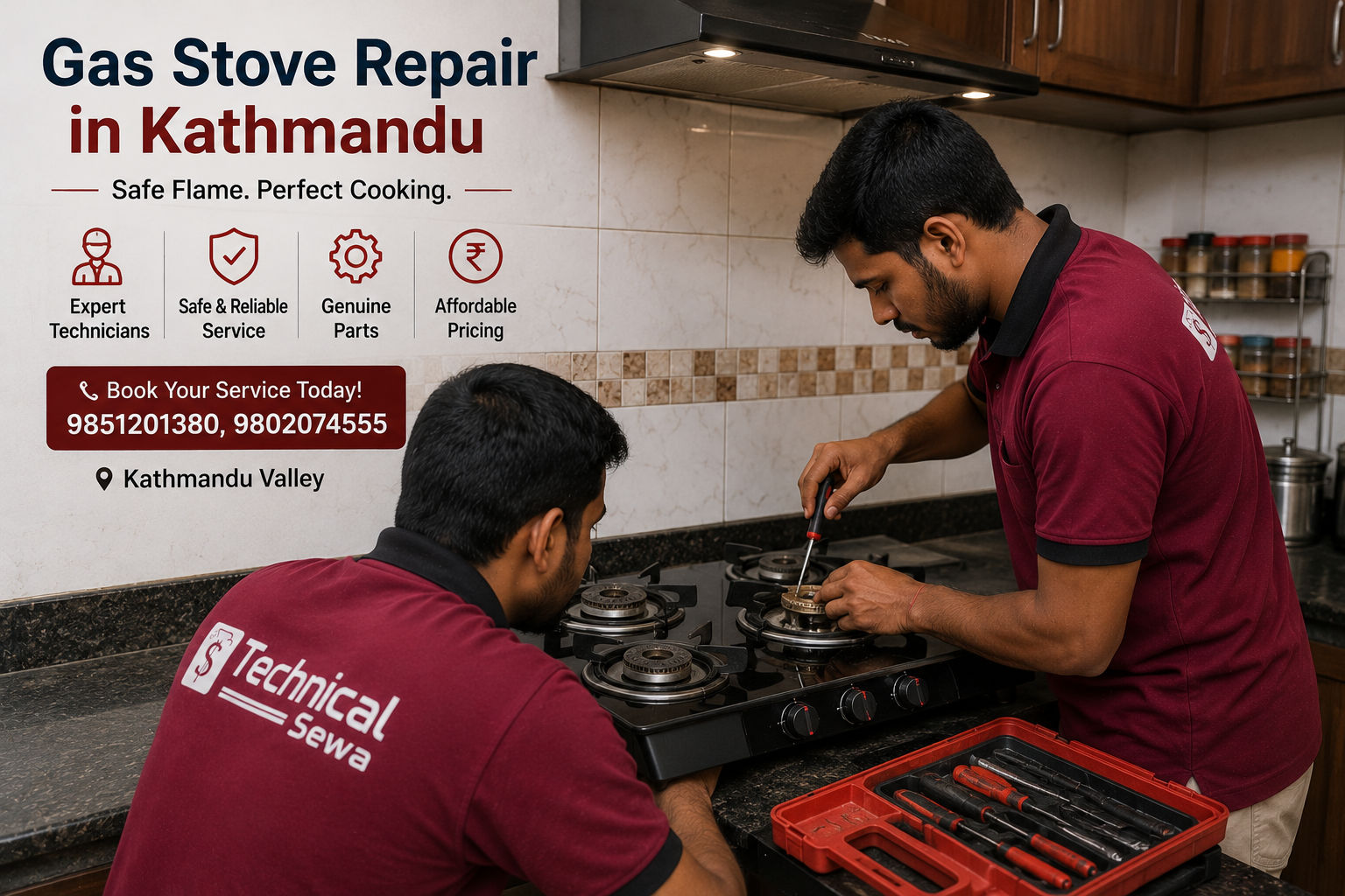 gas stove repair in kathmandu