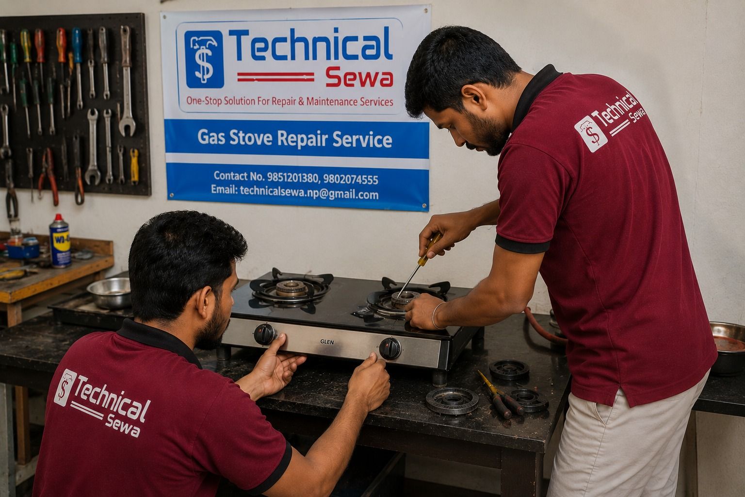 gas stove repair