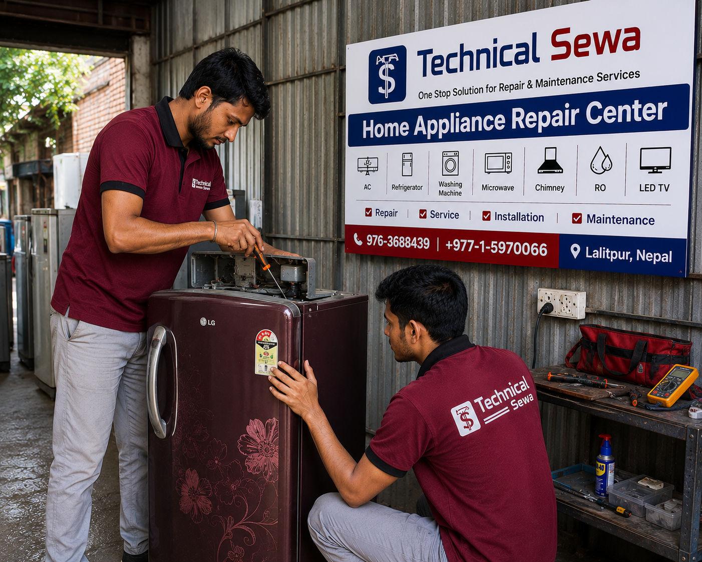 fridge repair in nepal