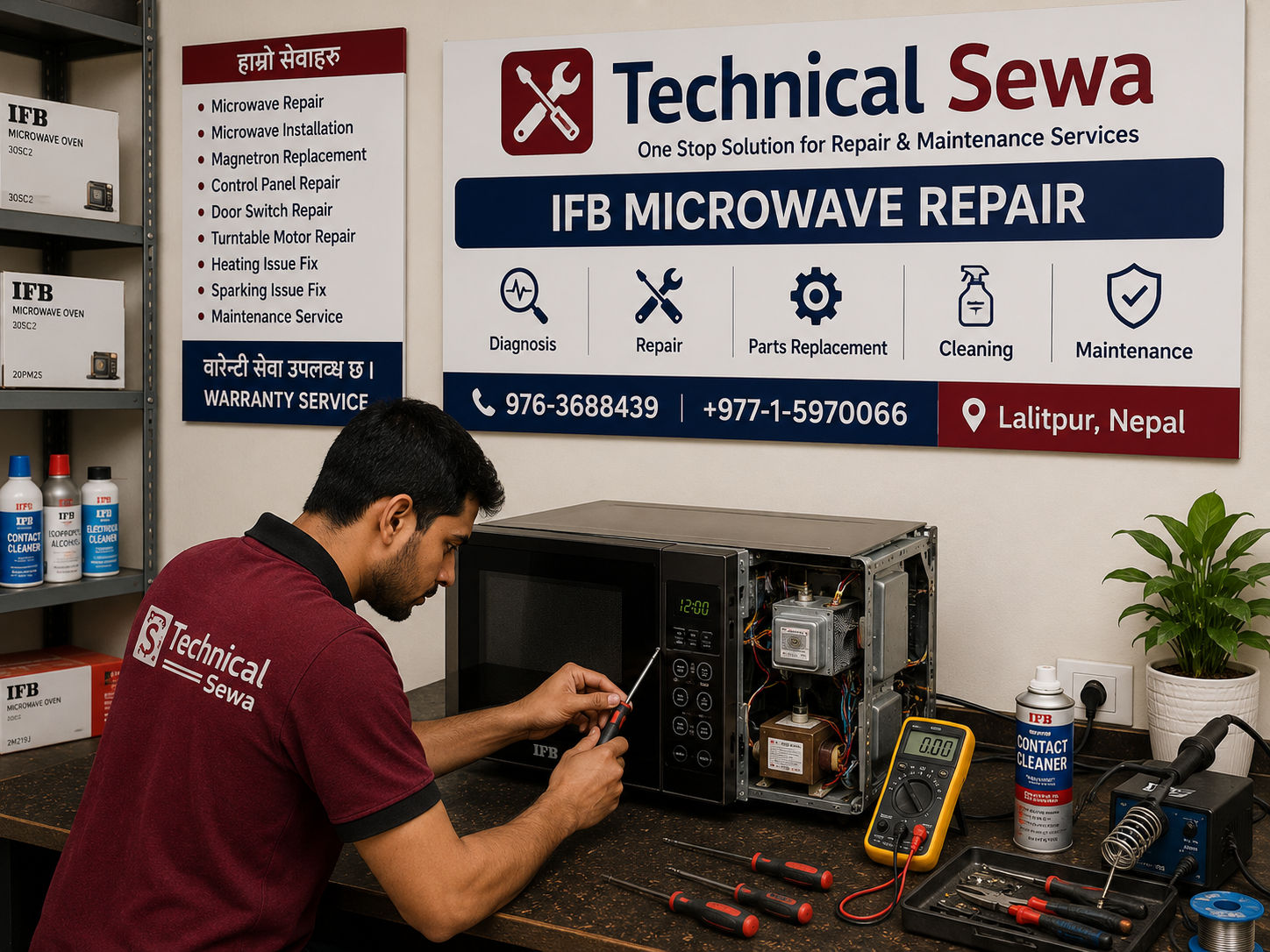 ifb repair in nepal