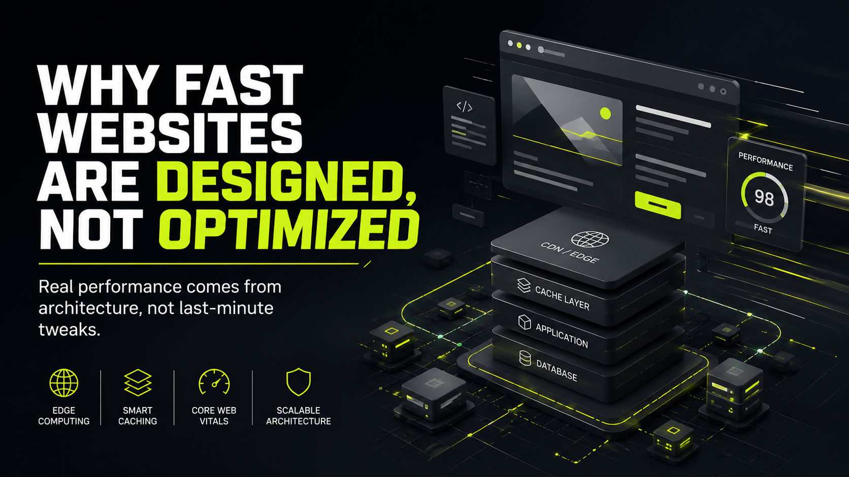 Why Fast Websites Are Designed, Not Optimized