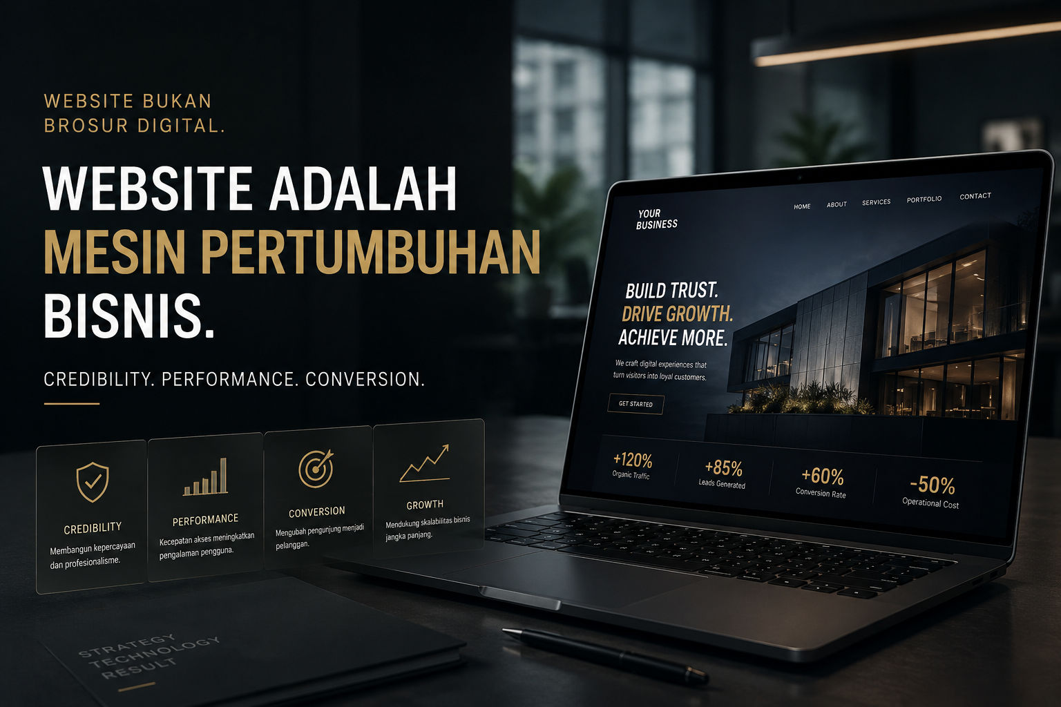 Website Bukan Brosur Digital, Tapi Mesin Pertumbuhan Bisnis