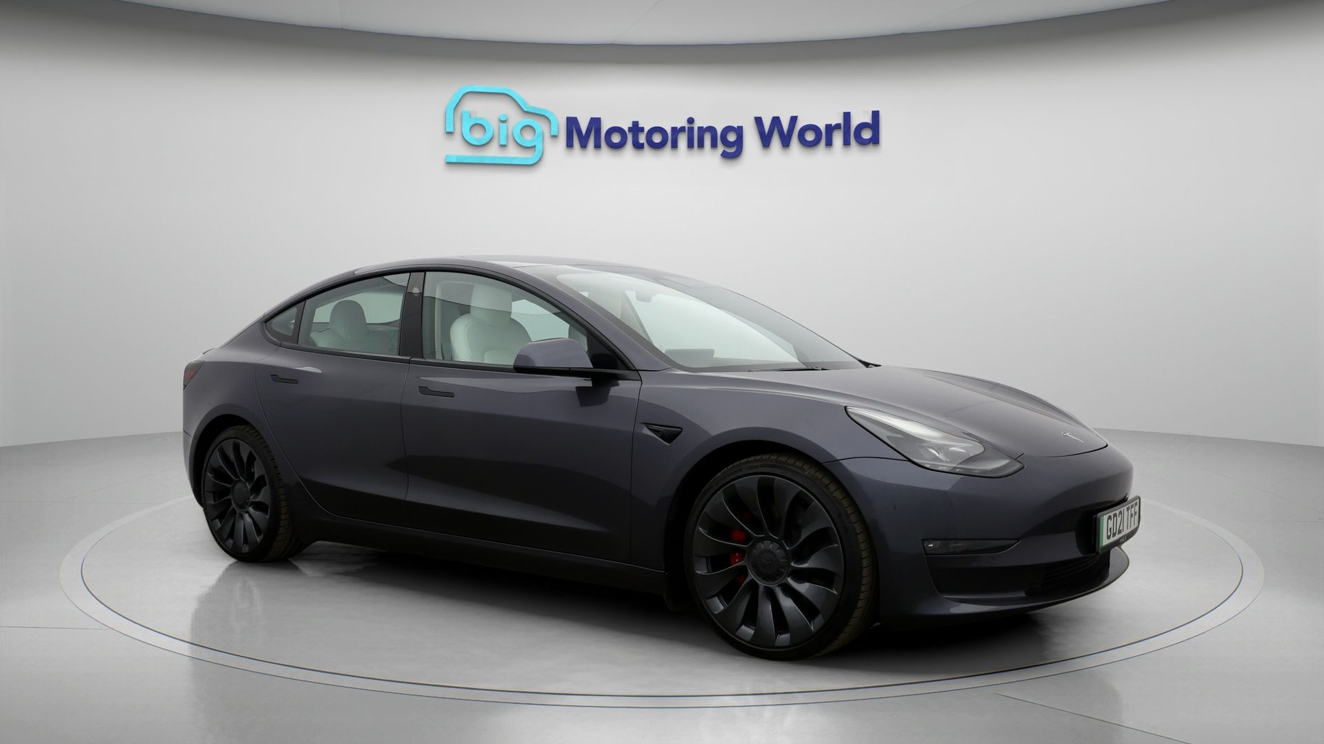 Tesla Model 3 listing photo