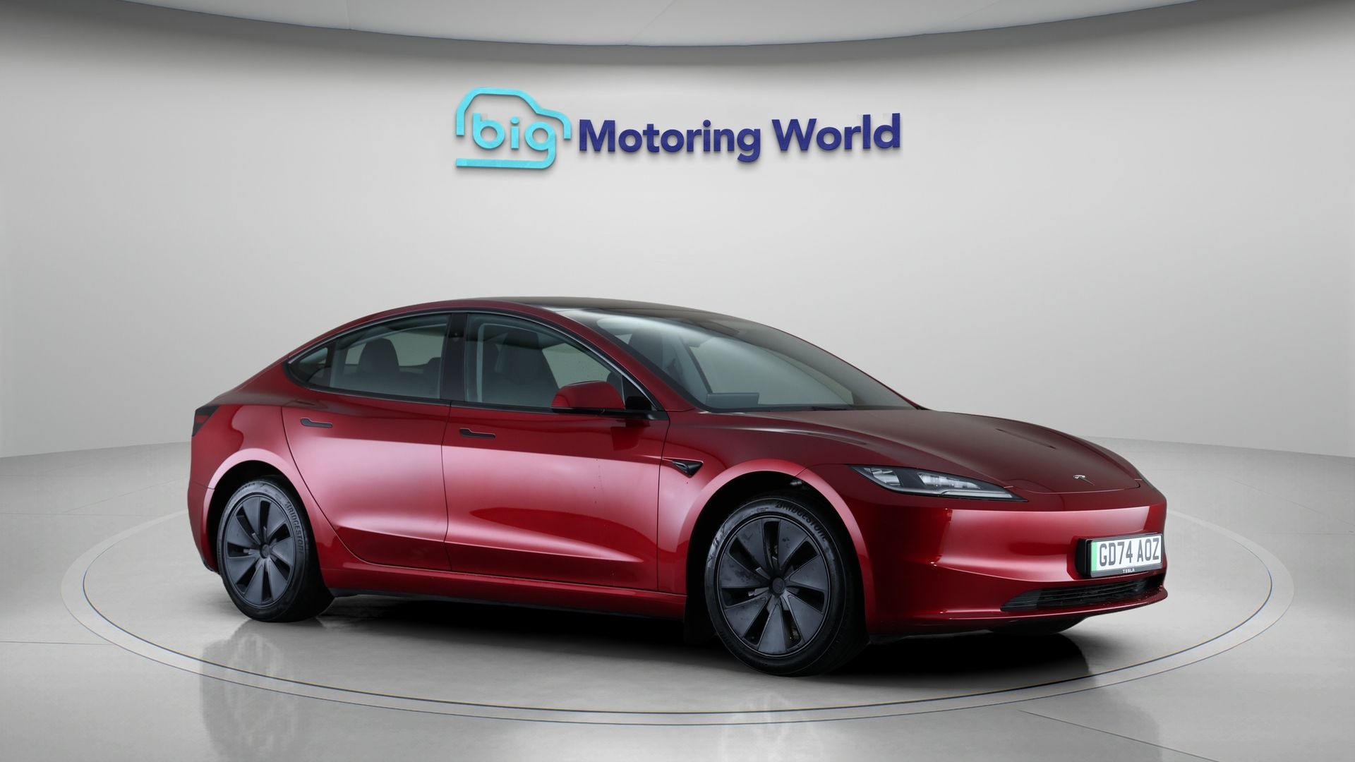 Tesla Model 3 listing photo