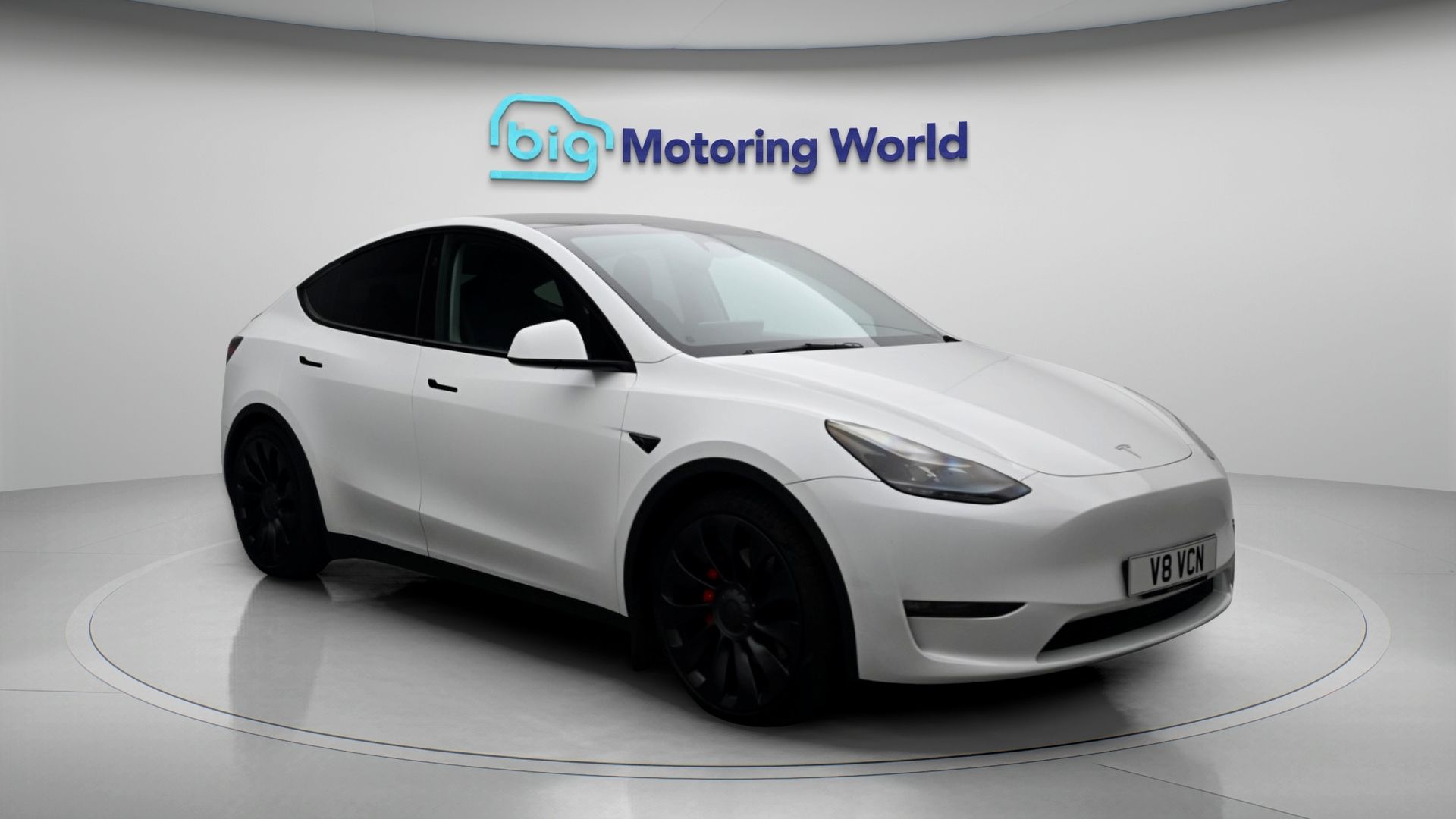 Tesla Model Y listing photo