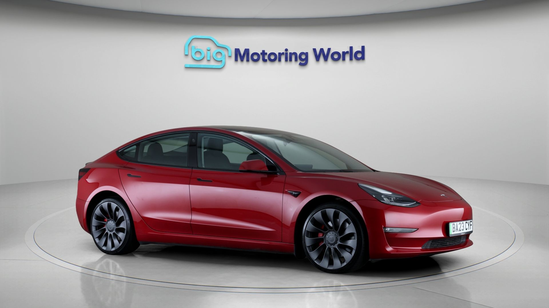 Tesla Model 3 listing photo