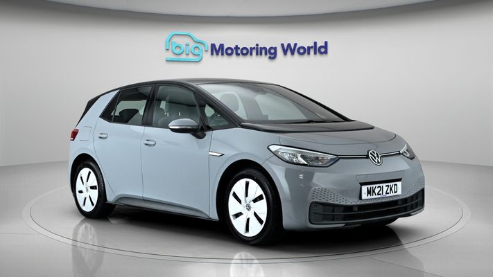 VOLKSWAGEN ID.3 2021 PRO PERFORMANCE 58KWH LIFE AUTO 5DR GOOD 73.00 55,093 MILES AUTOMATIC...