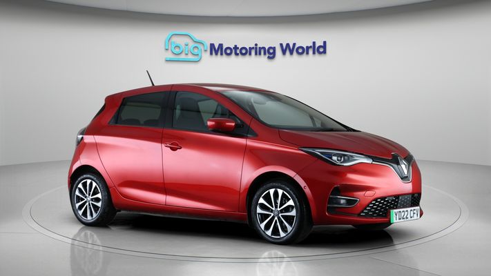 RENAULT ZOE 2022 R135 EV50 52KWH GT EDITION AUTO 5DR RAPID CHARGE AVERAGE SAVING...