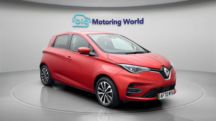 RENAULT ZOE 2020 R135 52KWH GT LINE AUTO 5DR I, RAPID CHARGE AVERAGE SAVING...