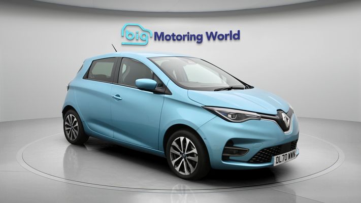 RENAULT ZOE 2020 R135 52KWH GT LINE AUTO 5DR I, RAPID CHARGE AVERAGE SAVING...