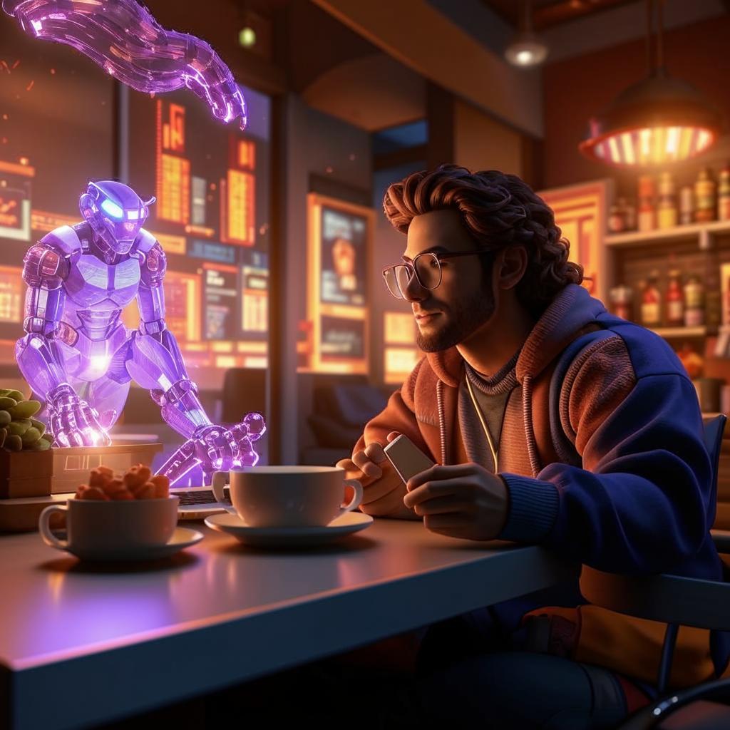 Blogger Launches Revolutionary AI Coffee Post Blog post about revolutionary AI and coffee