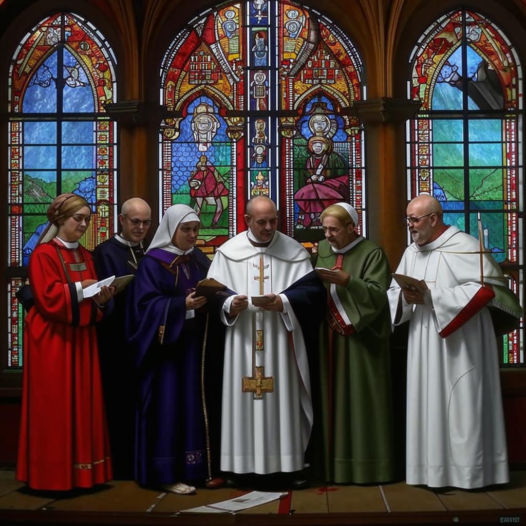 Menguak Tradisi dan Praktik Gereja Katolik Roma di Inggris Gambar yang menggambarkan tradisi dan praktik unik Gereja Katolik Roma di Inggris