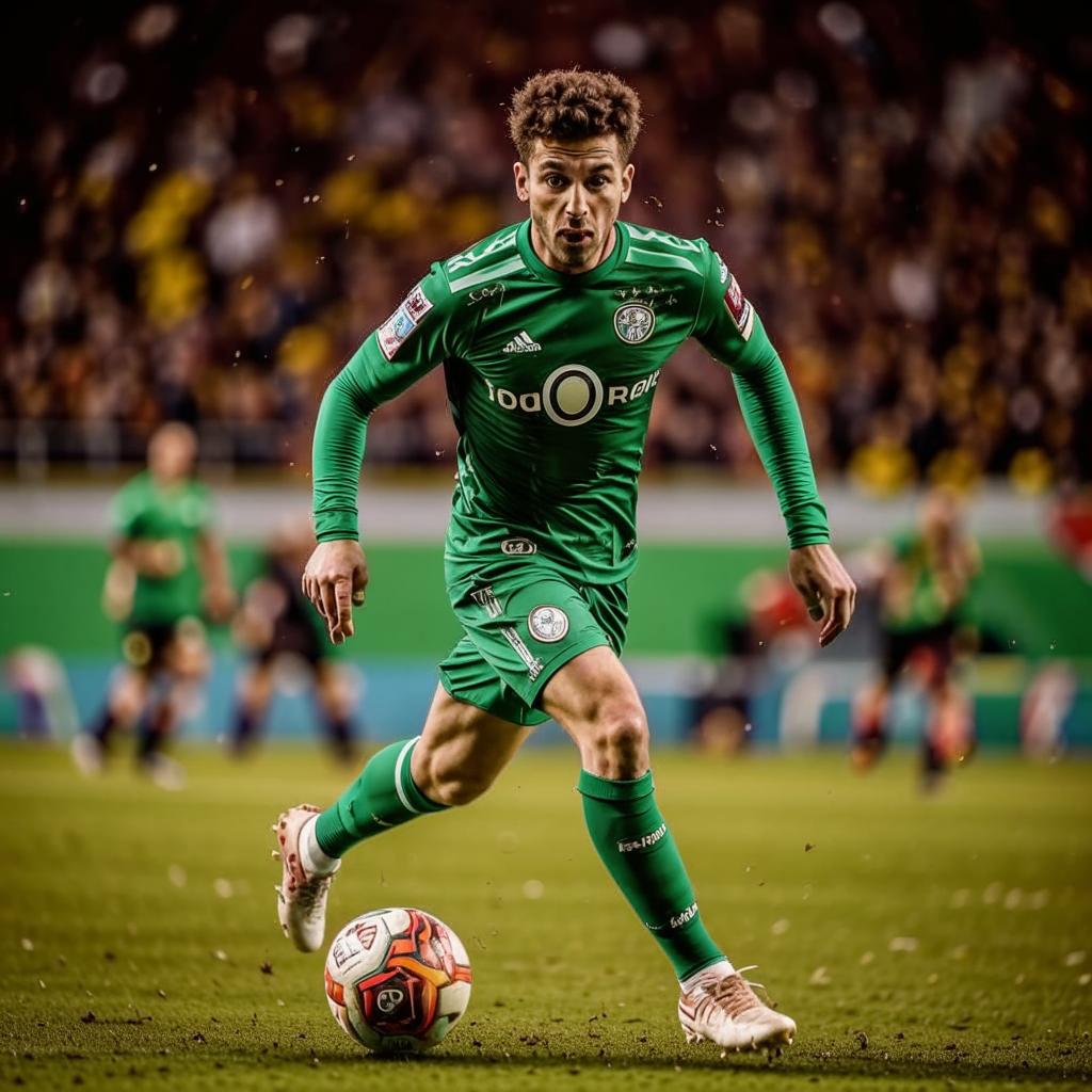Omar Marmoush feiert ein Tor für den VfL Wolfsburg