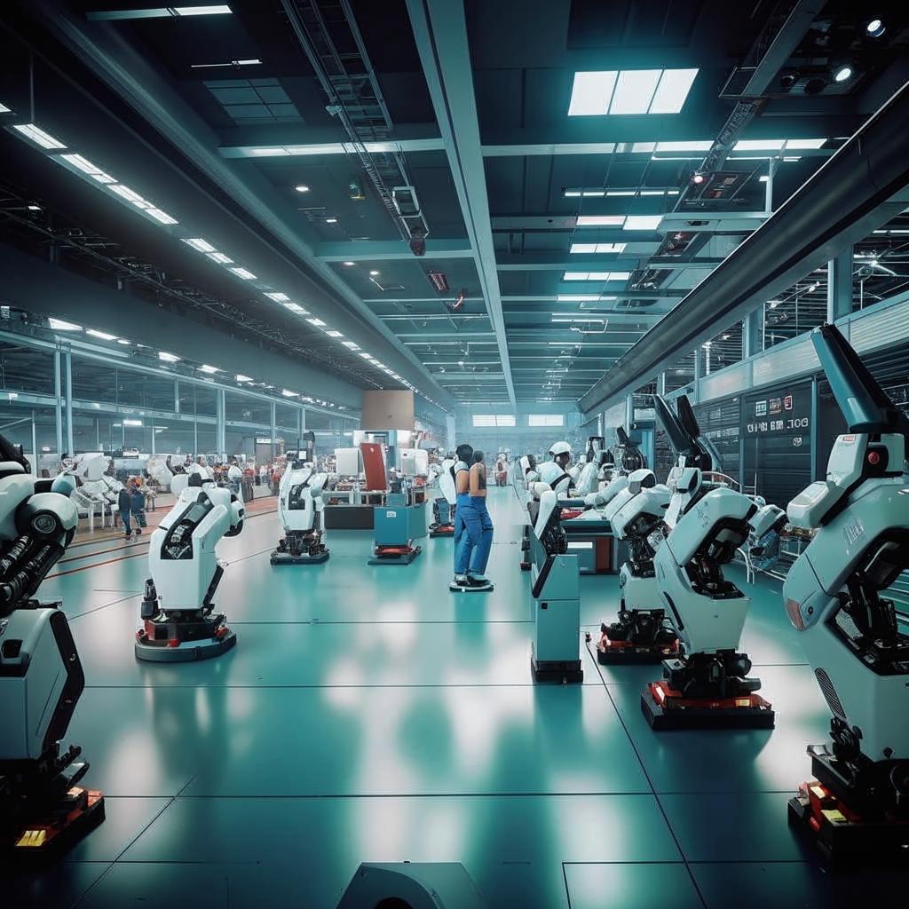 AI Mendorong Revolusi Manufaktur: Meningkatkan Efisiensi dan Inovasi Industri manufaktur memanfaatkan AI untuk mengotomatisasi proses, meningkatkan kualitas, dan mengoptimalkan produksi.
