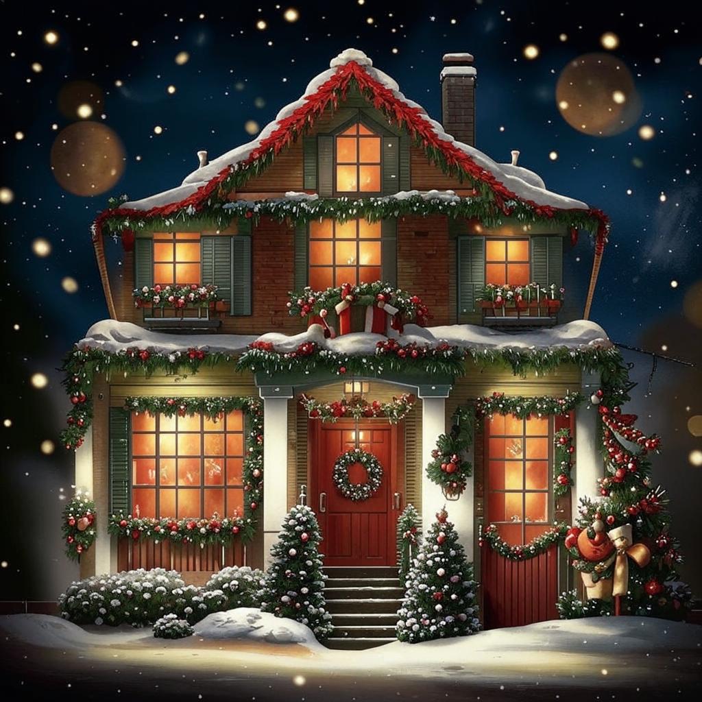 Elevate Your Christmas Ambiance with Enchanting Decorations for a Festive Home Christmas home decor ideas featuring festive ornaments, twinkling lights, and elegant Christmas trees