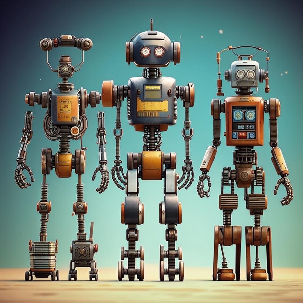 Evolusi Robotika: Eksplorasi Perjalanan Inovasi Gambar yang menggambarkan evolusi robotika, dari mesin sederhana hingga kecerdasan buatan canggih