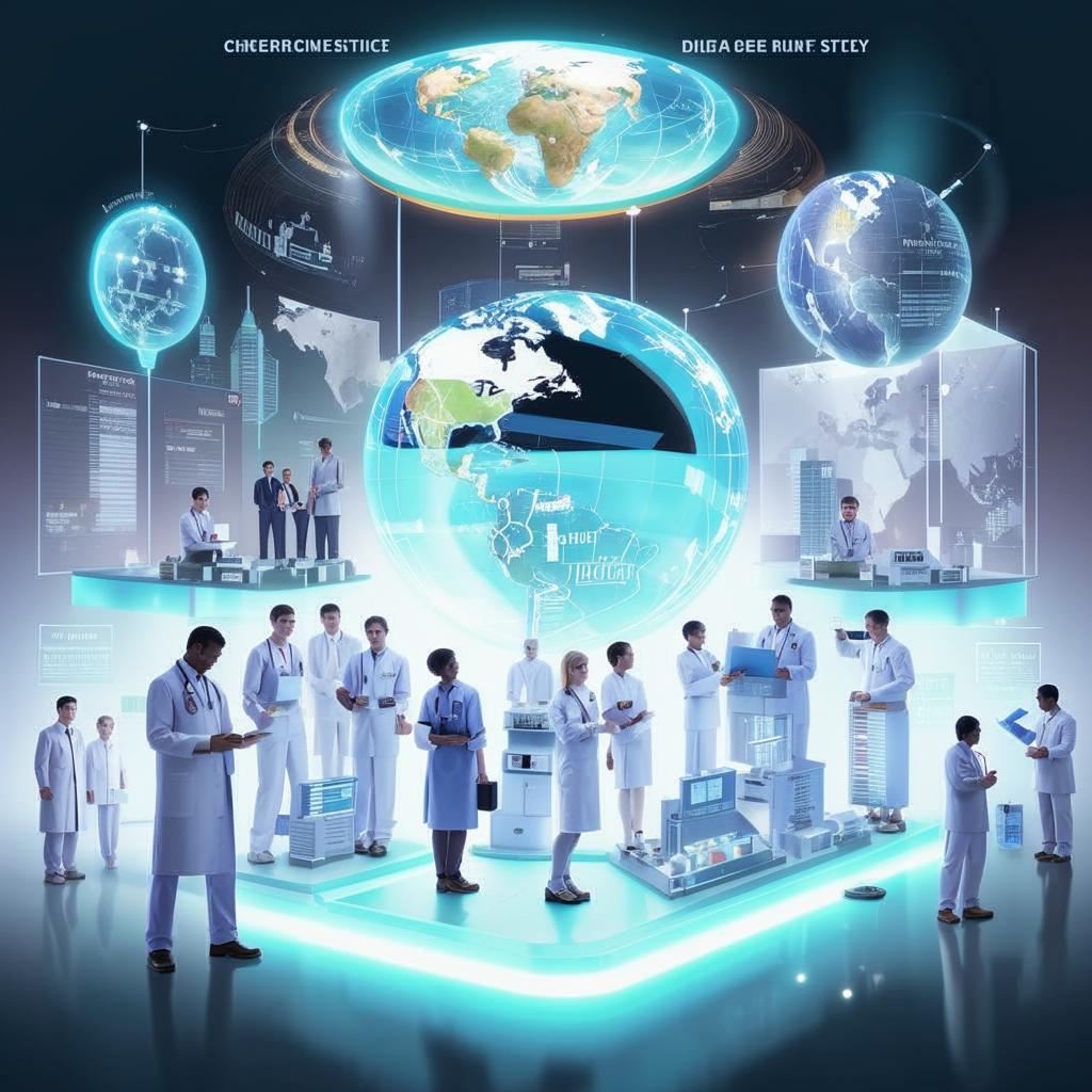 Revolutionizing Global Health: Innovation and Technology Shape the Future Image depicting the transformative impact of technology and innovation on global health initiatives.