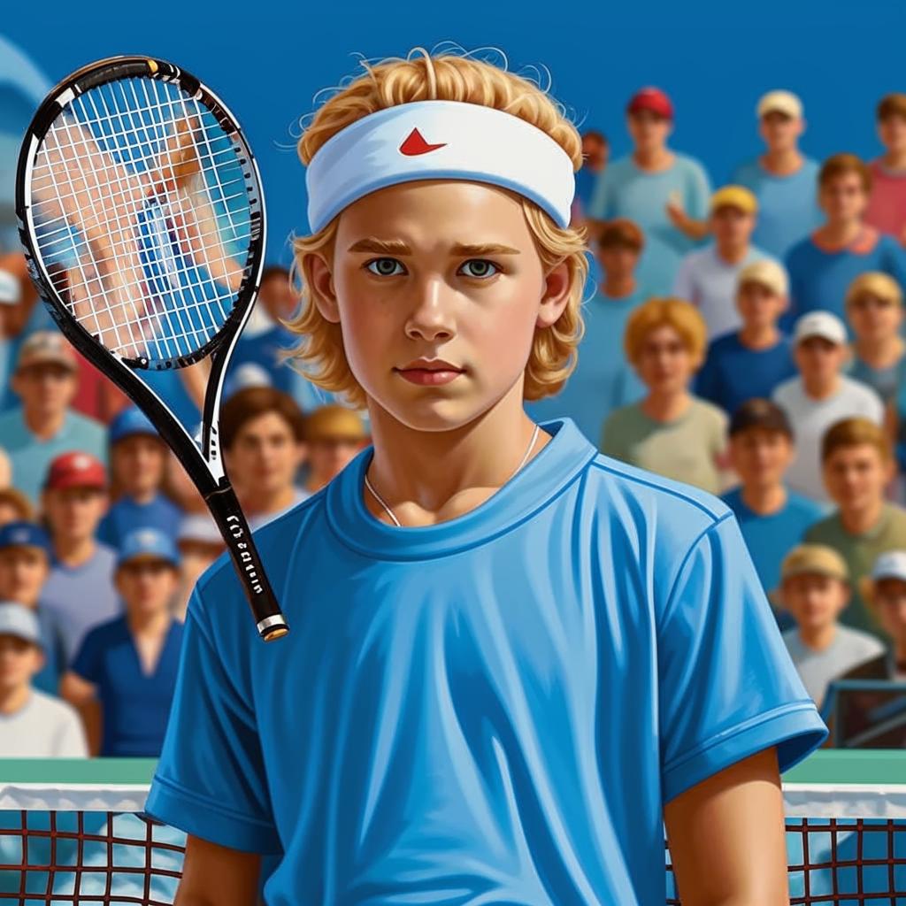 Jannik Sinner, rising tennis star, Grand Slam contender