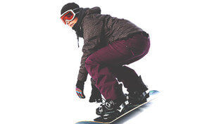 Snowboarding man