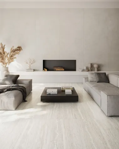 Aximer and Supergres Bring Travertine-Look Porcelain Slabs and Tiles to UAE Tile Market