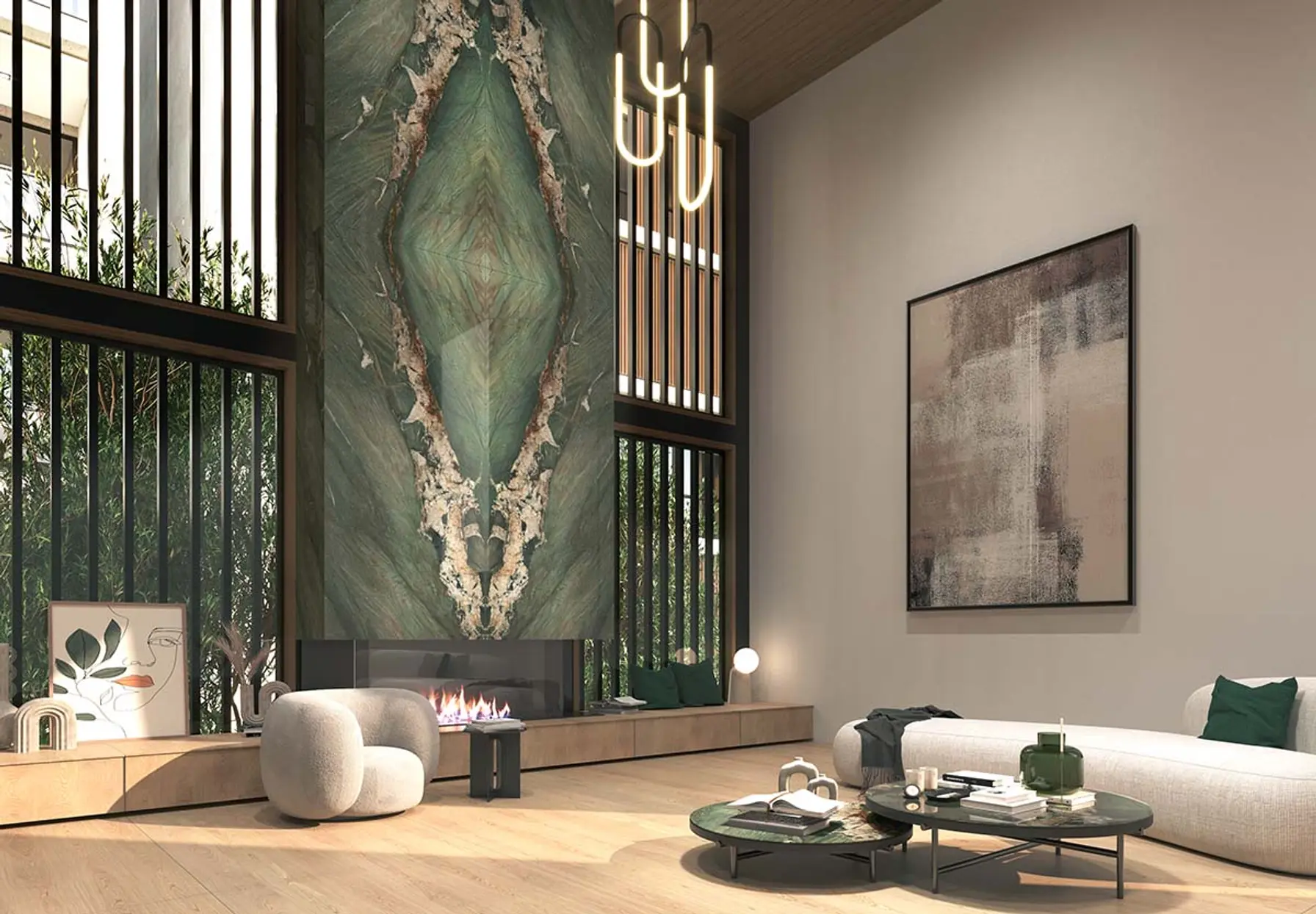 Breathe New Life into Your UAE Living Room with Aximer's Porcelain Tile and Slab Collection