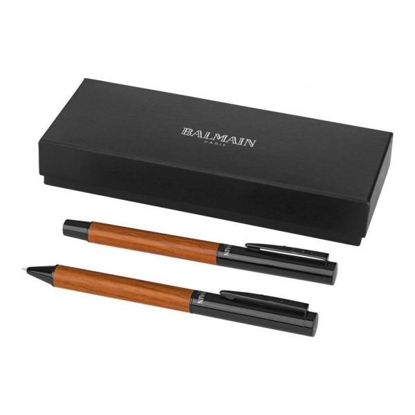 Woodgrain Duo Metal Pen Set  Office Supplies Pen & Pencils Stationery Sets Best Deals Special Clearance FPM6042BBK-1