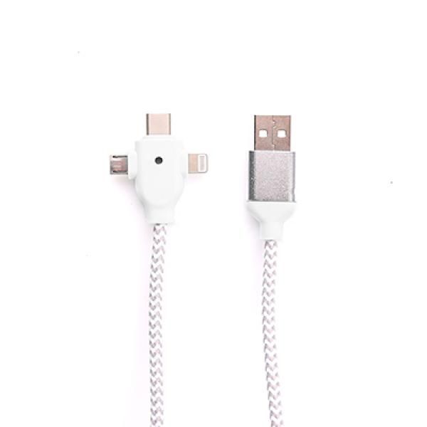 3 in 1 Cable Electronics & Technology Computer & Mobile Accessories EMA1010_SilverThumb