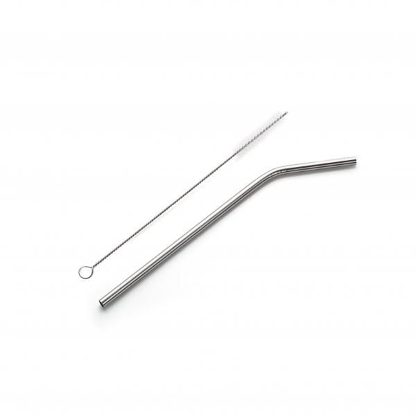 Curve Stainless Steel Straw 1pcs with brush Household Products Drinkwares Others Household NATIONAL DAY Eco Friendly HKC1010HD_2