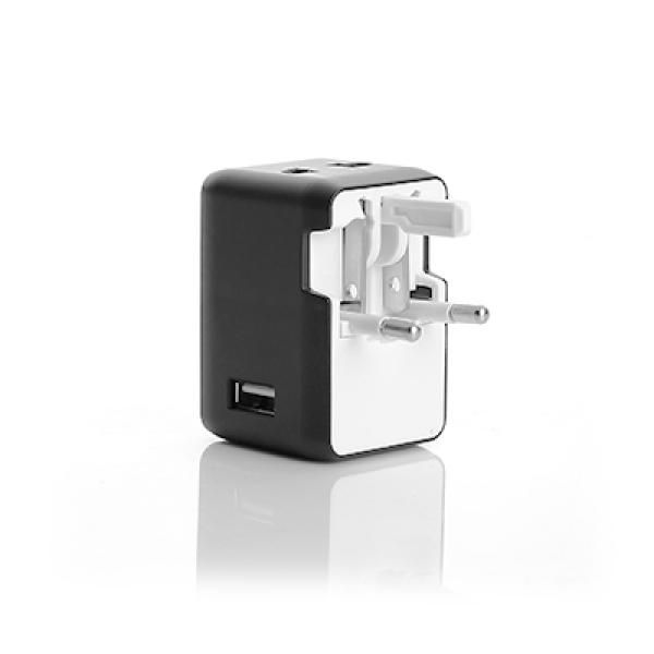 Kourtney Mini Travel Adapter with USB Electronics & Technology Gadget Best Deals EGT1015Thumb_BW_2