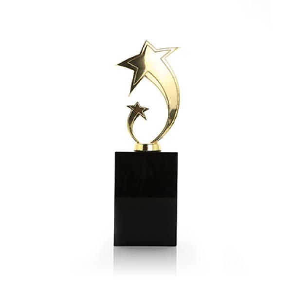 Starry Metal Crystal Awards Awards & Recognition CRYSTAL Metal AWC1108Thumb