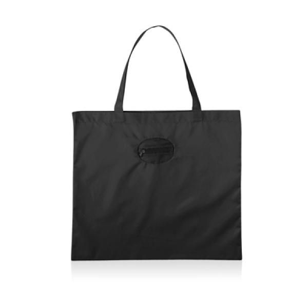 Takeaway Fold Up Shopper Tote Bag Tote Bag / Non-Woven Bag Bags Earth Day Give Back Special Clearance TNW6004BLK_2_thumb