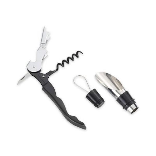 Belgio 2 Piece Wine Opener & Pourer Ensemble Household Products Kitchenwares Others Household Metals & Hardwares Other Metal & Hardwares HKW6008_3_thumb