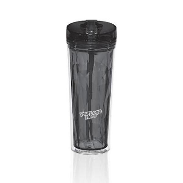 Hot & Cold Flip & Sip Geometric Tumbler 18oz  Household Products Drinkwares Special Clearance HDT6010logo_thumb