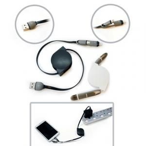 Solotech 2 In 1 Retractable Cable  Electronics & Technology Computer & Mobile Accessories Promotion Give Back Largeprod1066