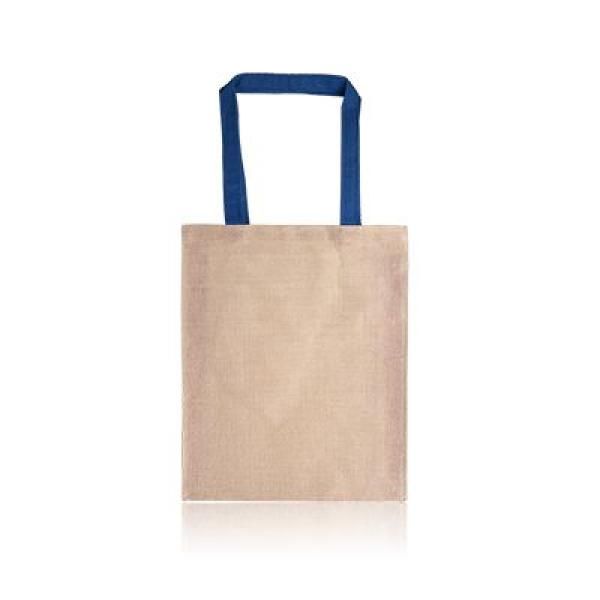 Two Tone Juco Tote Bag Tote Bag / Non-Woven Bag Bags Best Deals Eco Friendly TNW1027_BlueThumb[1]