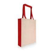 Two Tone Juco Tote Bag Tote Bag / Non-Woven Bag Bags Best Deals Eco Friendly TNW1027_RedThumb2[1]