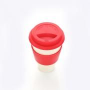 Bamboo Fibre Mug with Lid & Sleeve Household Products Drinkwares AA1