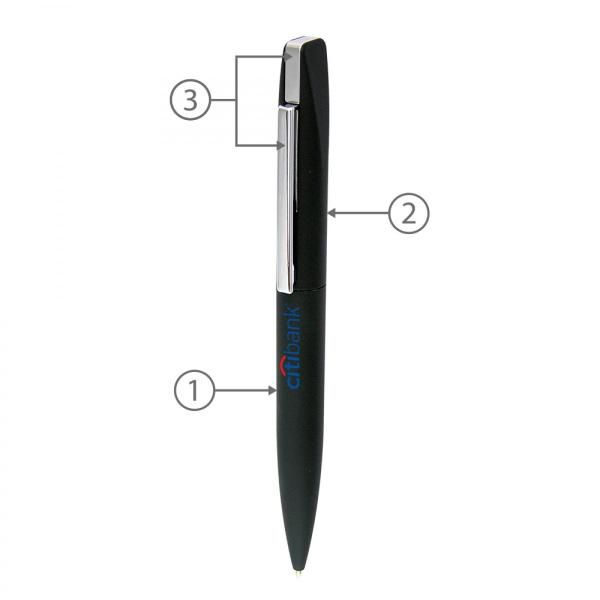 BND66 Metal Ball Pen Office Supplies Pen & Pencils FPM1049-BLK-1