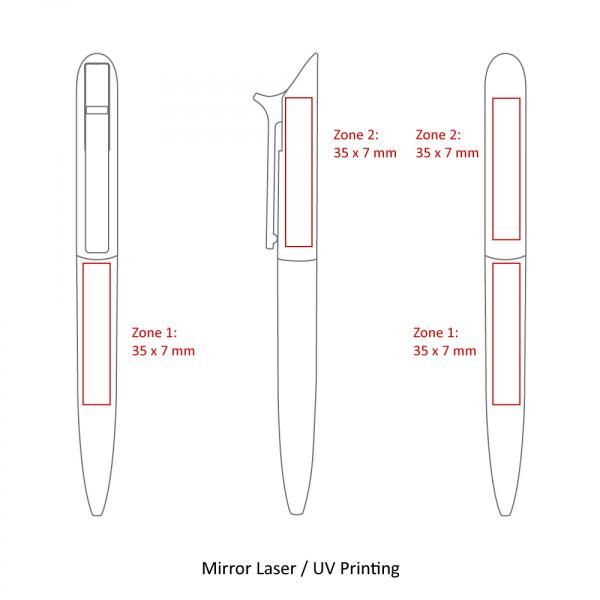 BND87 Metal Pen Office Supplies Pen & Pencils FPM1054-BLK-5