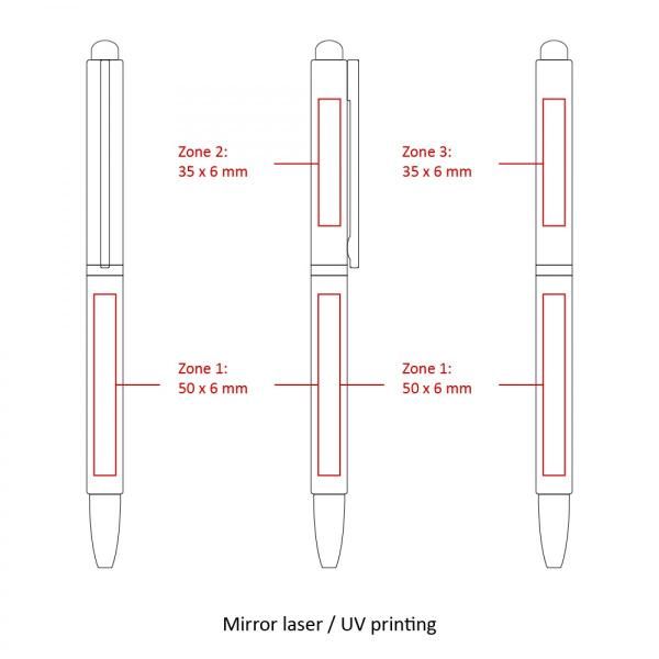 BND71XLS Metal Stylus Office Supplies Pen & Pencils FPM1055-BLK-5