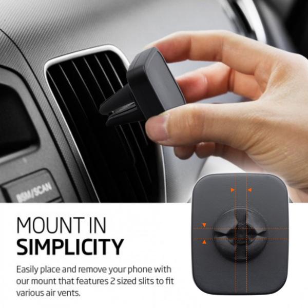 BND405 Universal Magnetic Car Vent Mount Electronics & Technology Gadget Travel & Outdoor Accessories Other Travel & Outdoor Accessories EGC1002-BLK-6