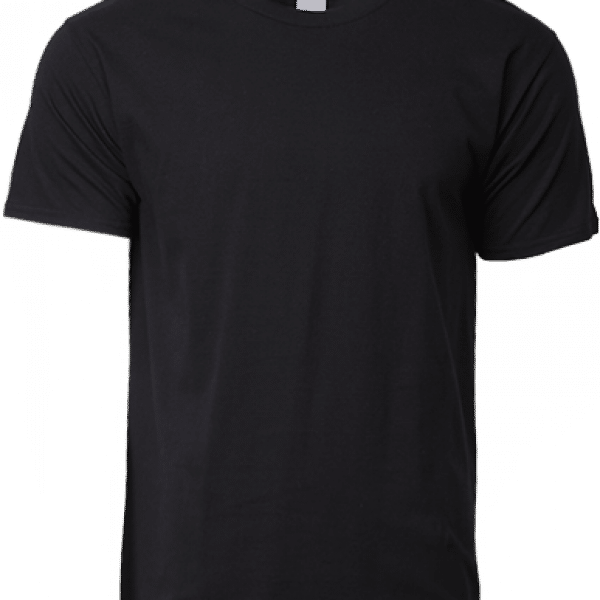 76000 Gildan Cotton Round Neck Tee Apparel Black