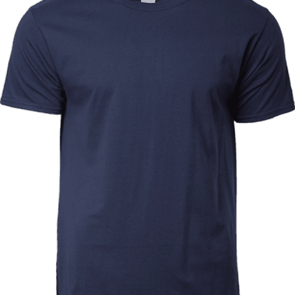 76000 Gildan Cotton Round Neck Tee Apparel Navy