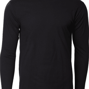 76400 Gildan Cotton Long leeve Tee Apparel Black