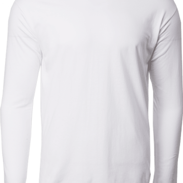 76400 Gildan Cotton Long leeve Tee Apparel White