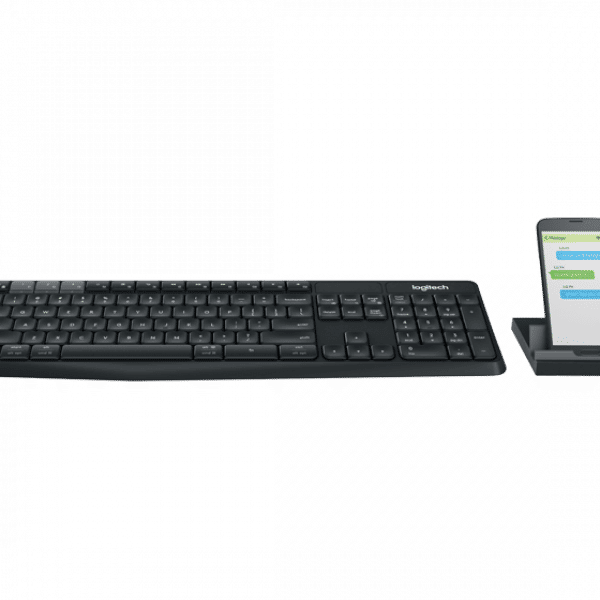 K375s MULTI-DEVICE WIRELESS KEYBOARD & STAND COMBO Electronics & Technology Computer & Mobile Accessories EMK1002BLKBLT-1