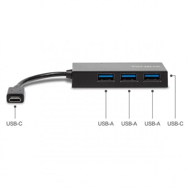 USB-C 4-Port USB HubnUSB-C (Black) Electronics & Technology Other Electronics & Technology Gadget EMO1039-1