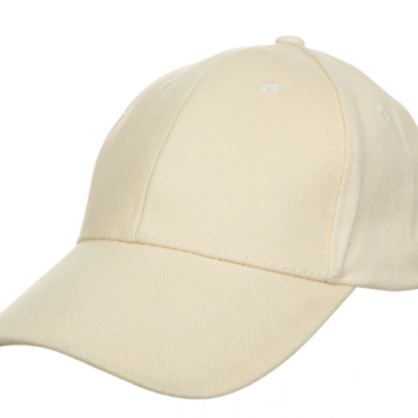 Baseball Cotton Brush Cap Headgears beige