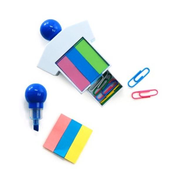 Highlighter With Sticky Notes and Paper Clips Office Supplies Other Office Supplies Best Deals Productview1867